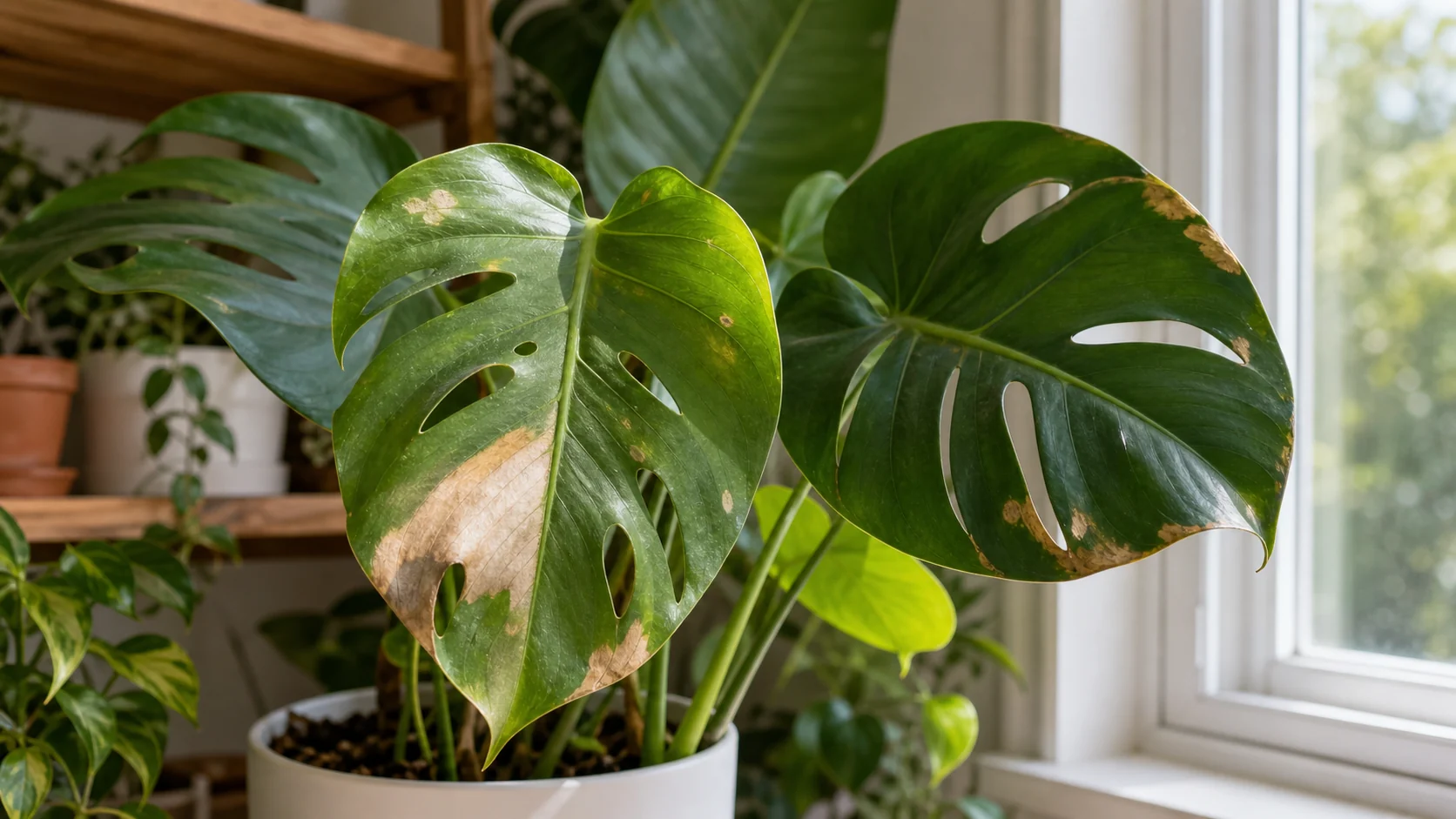 Plant Sunburn: Signs, Treatment and How to Prevent It - Is the Damage Still Spreading, or Is It a Scar?