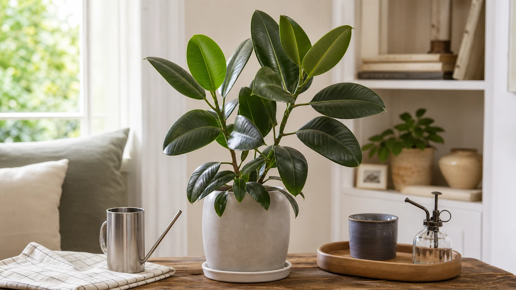 Identification Snapshot Rubber Plant Care Guide for Indoors - Identification Snapshot