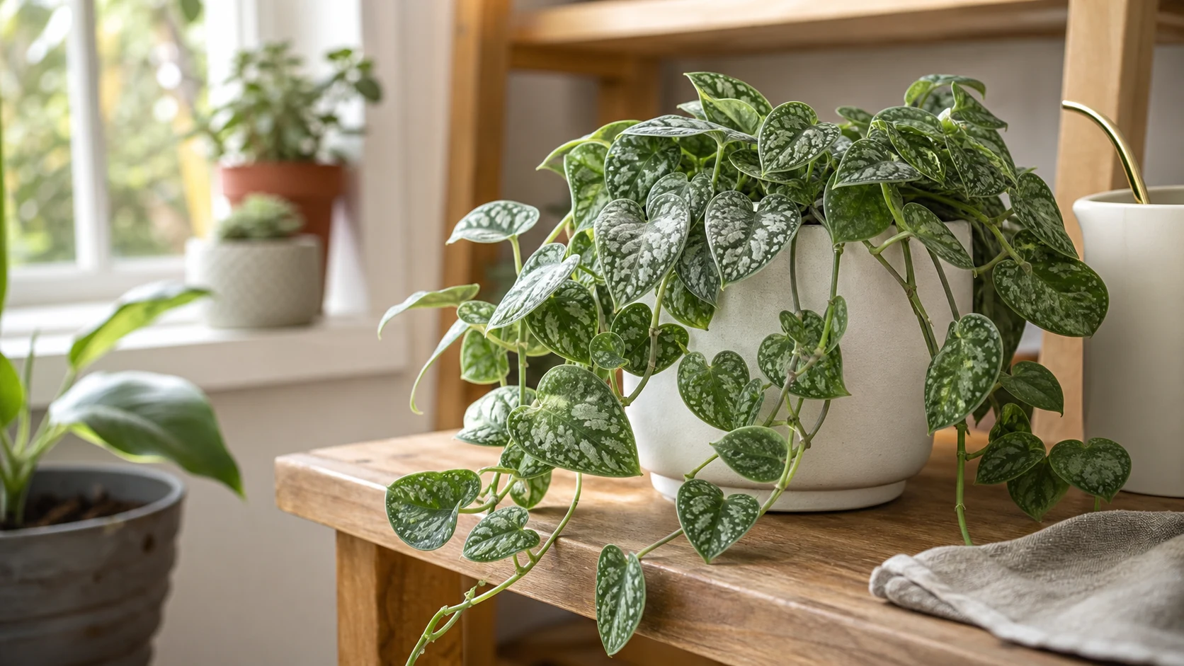 Last Updated Note Satin Pothos (Scindapsus) Care Guide: Silver and Silk Varieties - Last Updated Note