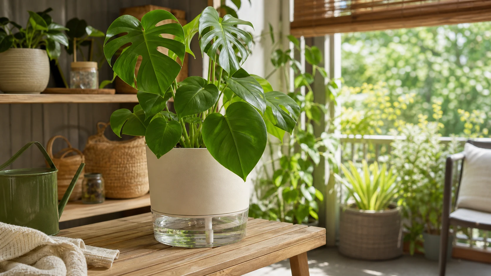 Self-Watering Pots Guide for Plants - Summer (June to August)
