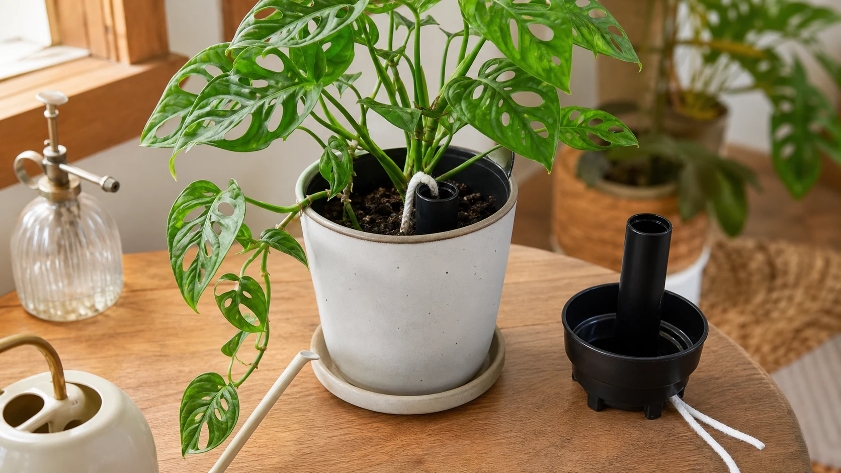 Self-Watering Pots Guide for Plants - Wicking inserts for existing pots