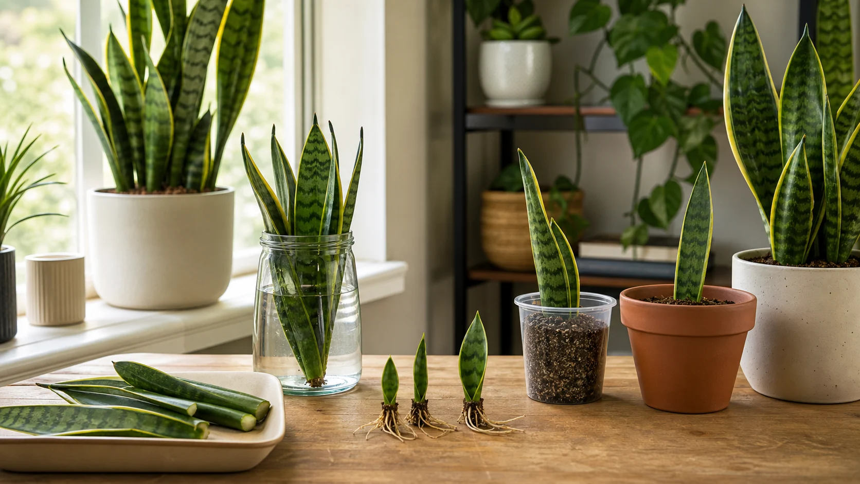 Snake Plant Propagation: Water, Soil and Division Methods - Methodology