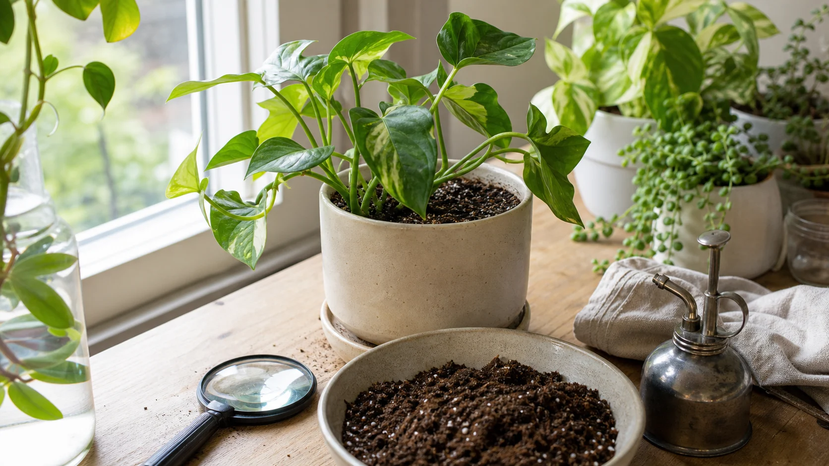 Identification Snapshot Soil Mites in Houseplants: Harmless Helpers or a Problem? - Identification Snapshot
