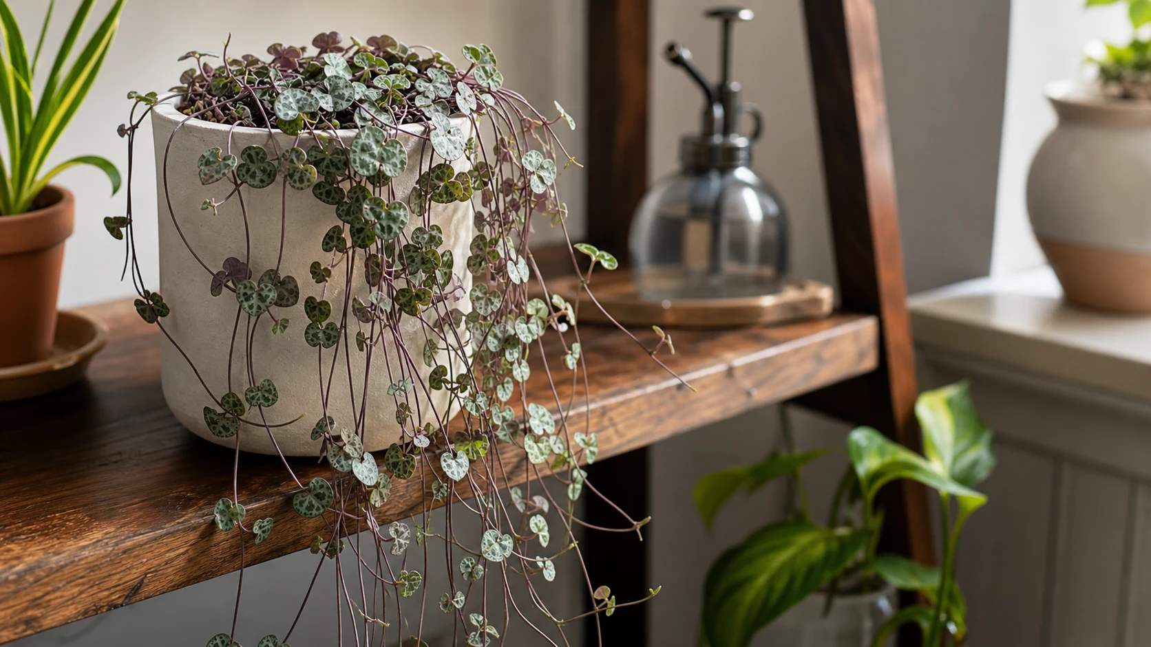 String of Hearts Care Guide: Propagation and Keeping Variegation - About Those Thin Stems, Because Yes, They Really Are Normal