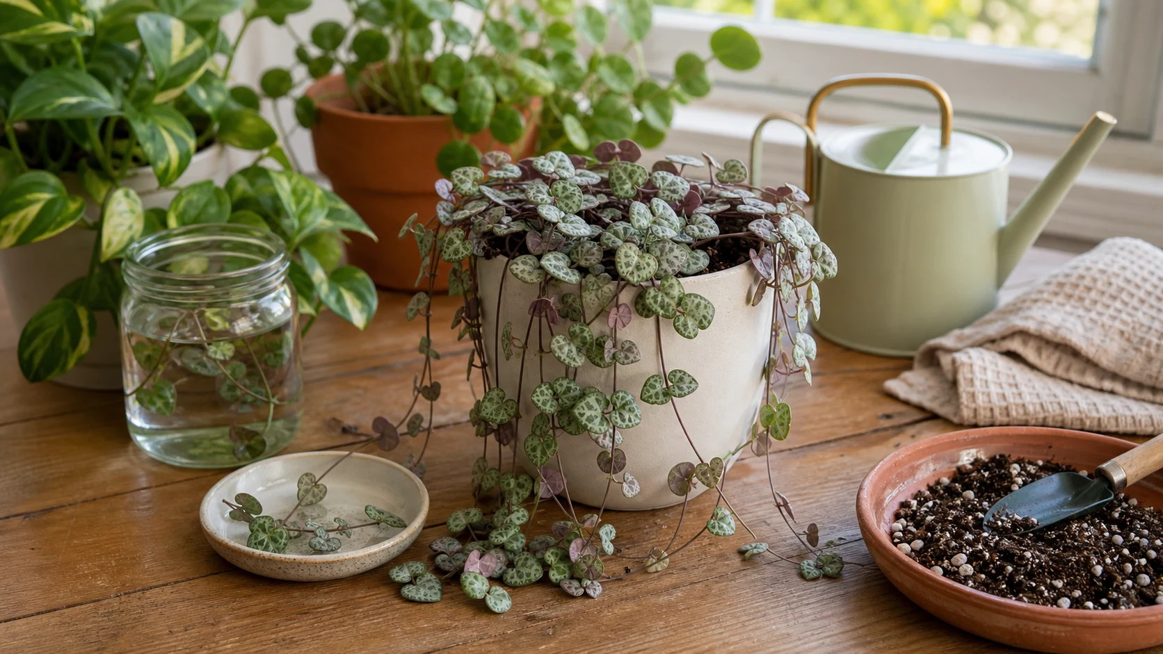 String of Hearts Care Guide: Propagation and Keeping Variegation - Expert and Source Layer