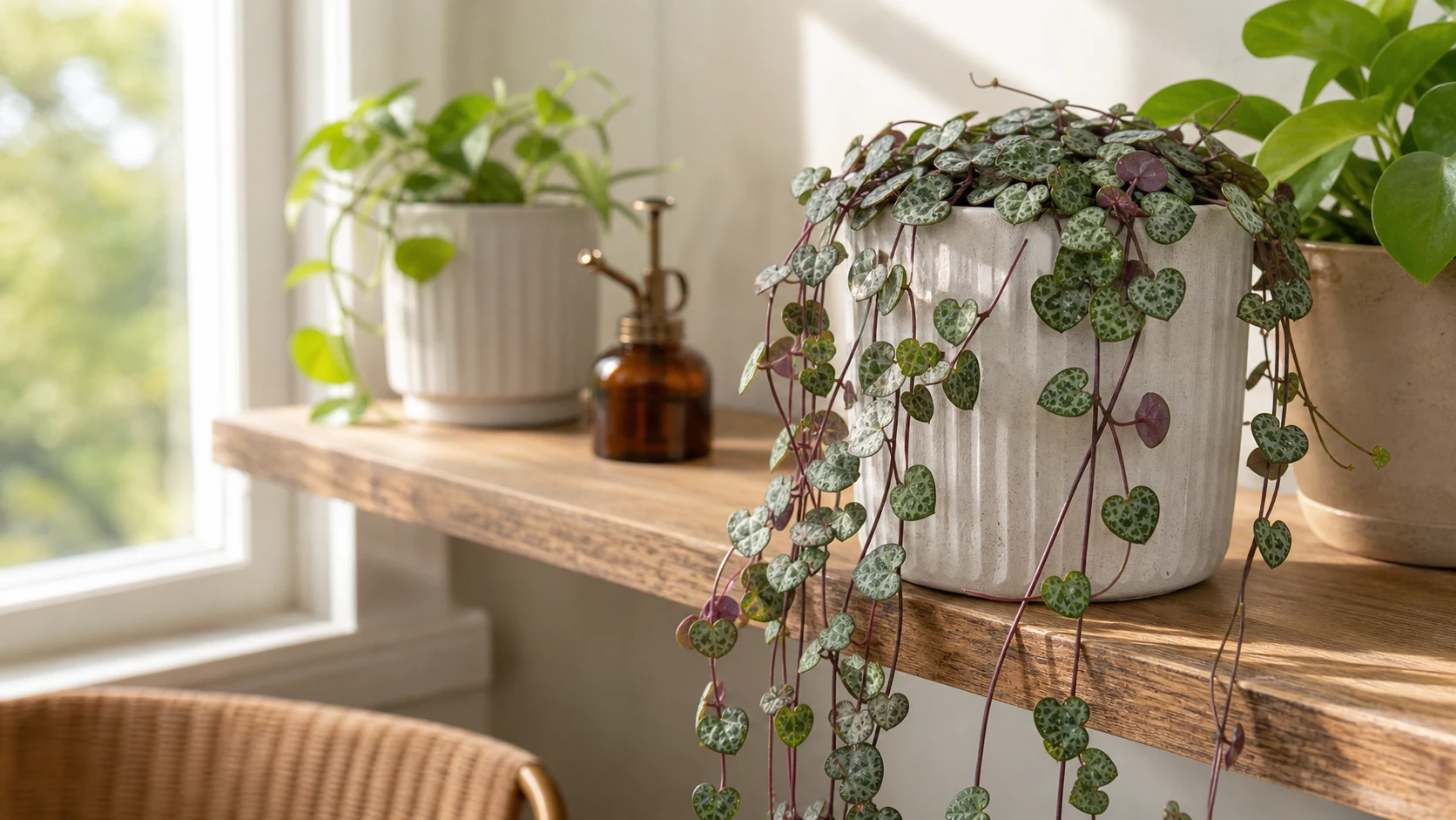 String of Hearts Care Guide: Propagation and Keeping Variegation - Light care card