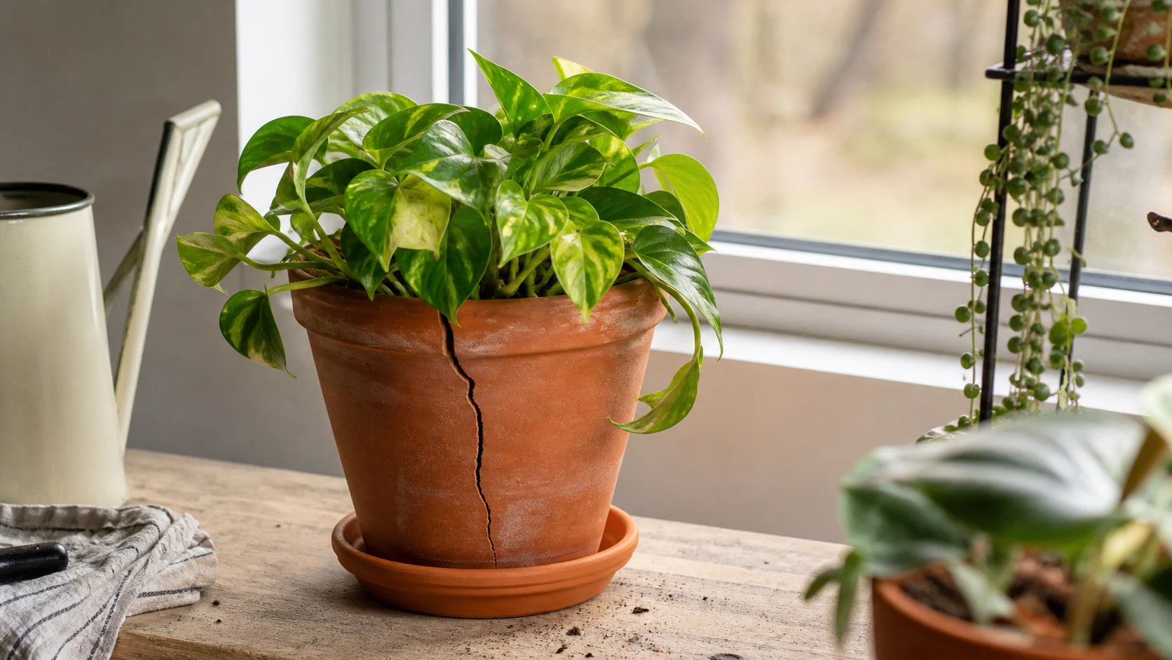 \\"My terracotta pot cracked\\" Terracotta Pots Guide for Houseplants - “My terracotta pot cracked”