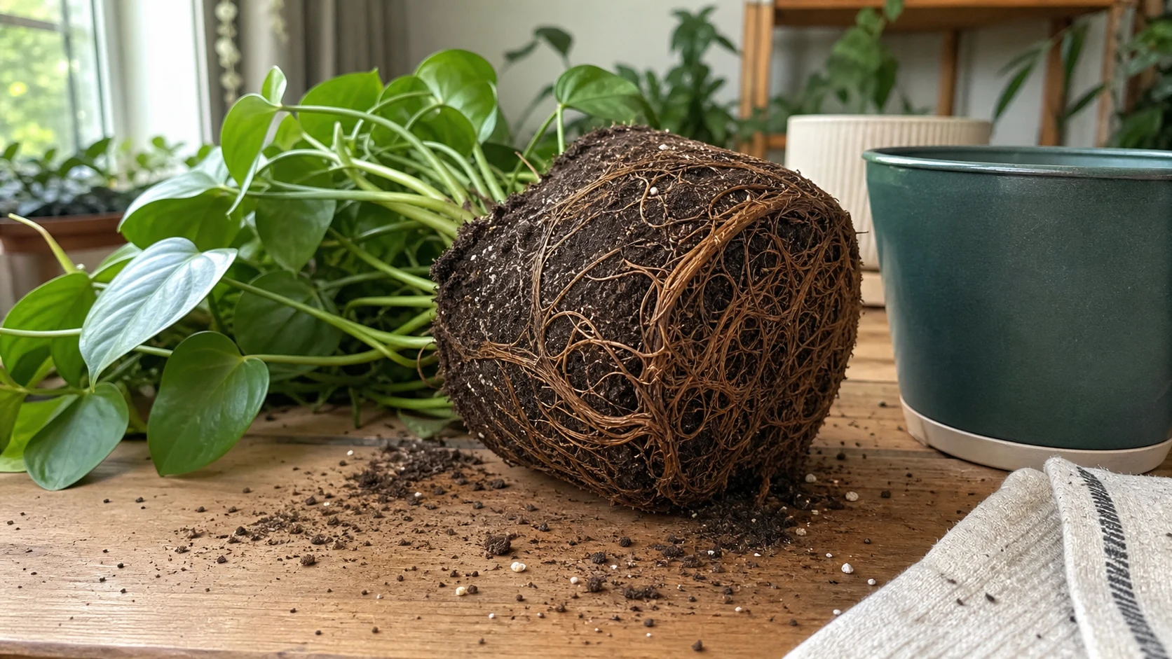 1. Roots Are Circling the Root Ball When to Repot Plants: 7 Signs It’s Time for a Bigger Pot - 1. Roots Are Circling the Root Ball