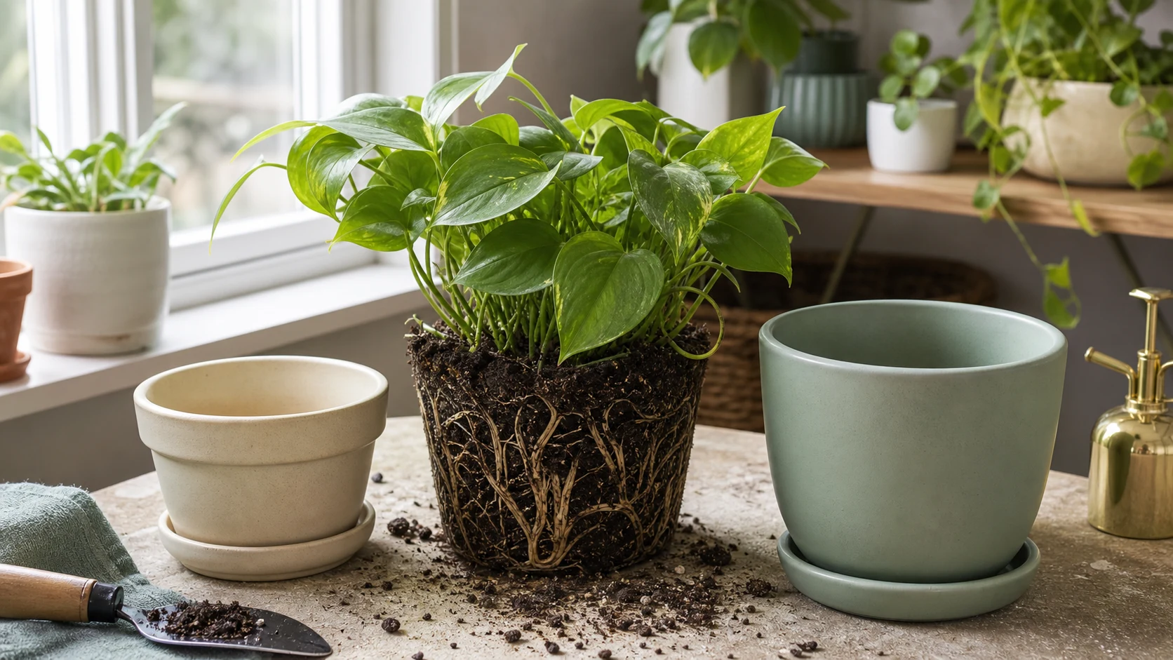 The Pot Size Rule That Prevents Root Rot When to Repot Plants: 7 Signs It’s Time for a Bigger Pot - The Pot Size Rule That Prevents Root Rot