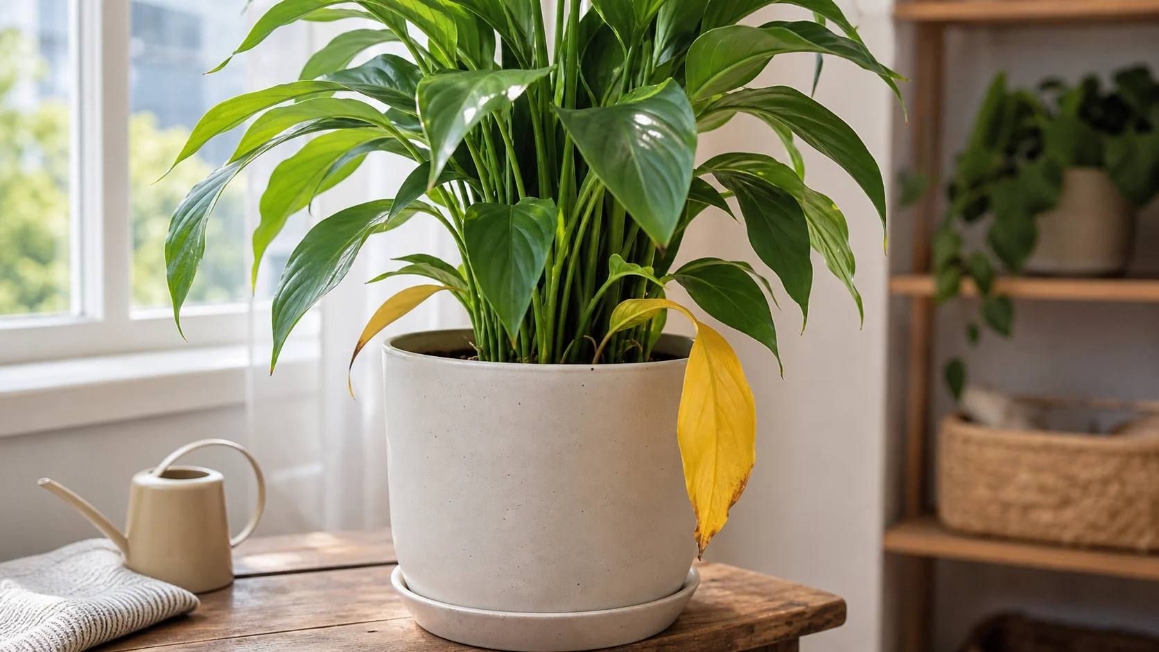 12. Natural Leaf Aging Why Are Plant Leaves Turning Yellow? Every Cause and Fix - 12. Natural Leaf Aging