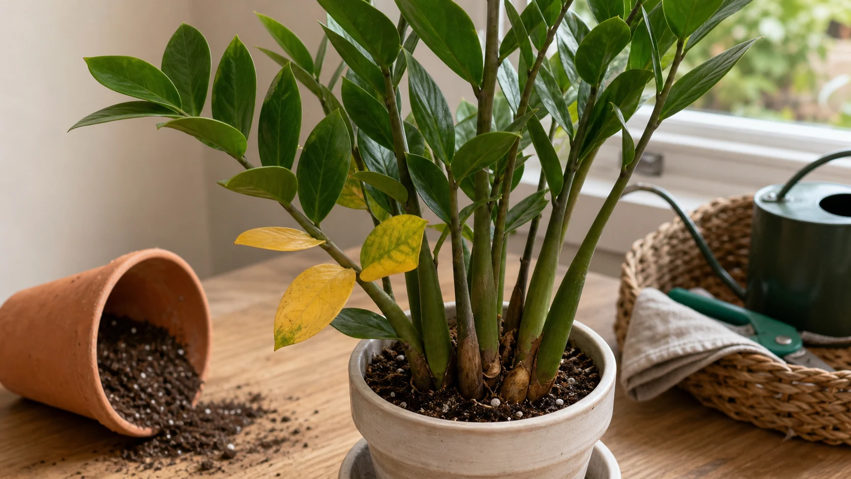 ZZ Plant Care: Watering, Light, and Yellow Leaves - When Leaves Turn Yellow: Work Through This in Order