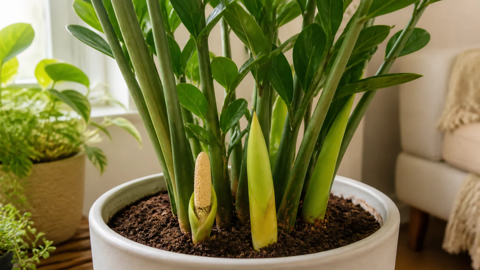 ZZ Plant Flower: What It Means and How to Encourage Blooms - Is It a Flower or New Growth? How to Tell