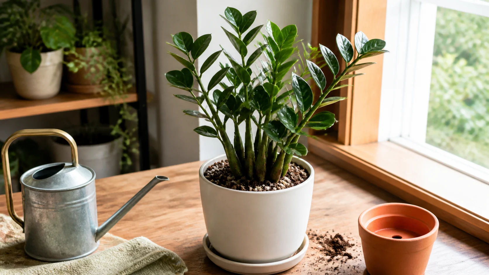 ZZ Plant Flower: What It Means and How to Encourage Blooms - Watering and Drainage