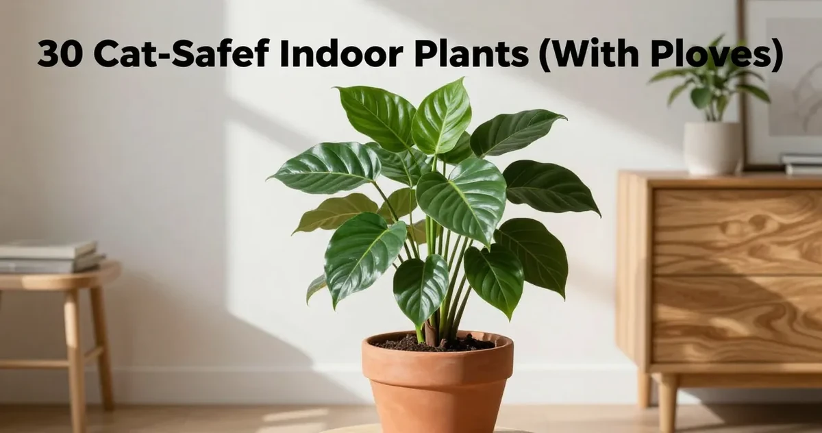 30 Cat-Safe Indoor Plants
