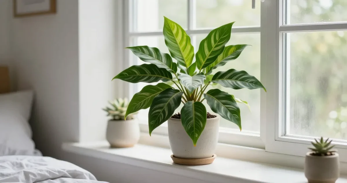 Chinese evergreen stem cutting ready for propagation
